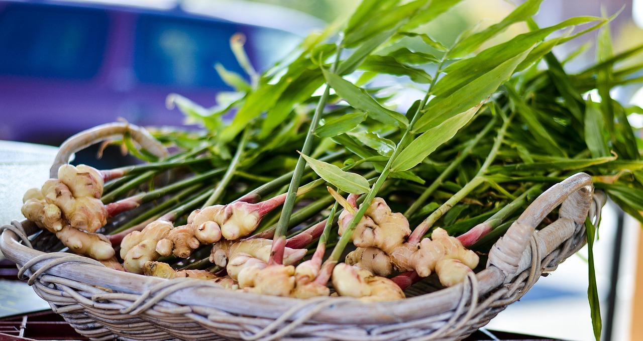 Fresh ginger (public domain)