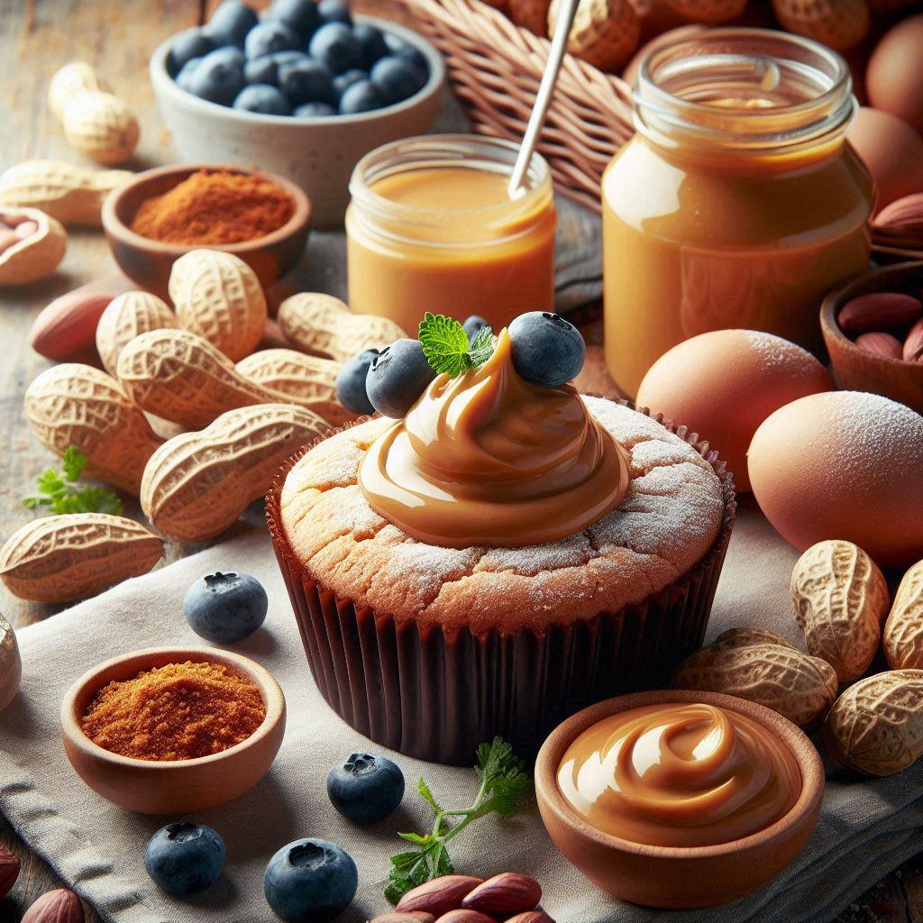 Baked products, Confectionery products using raw peanut butter as ingredient (public domain)