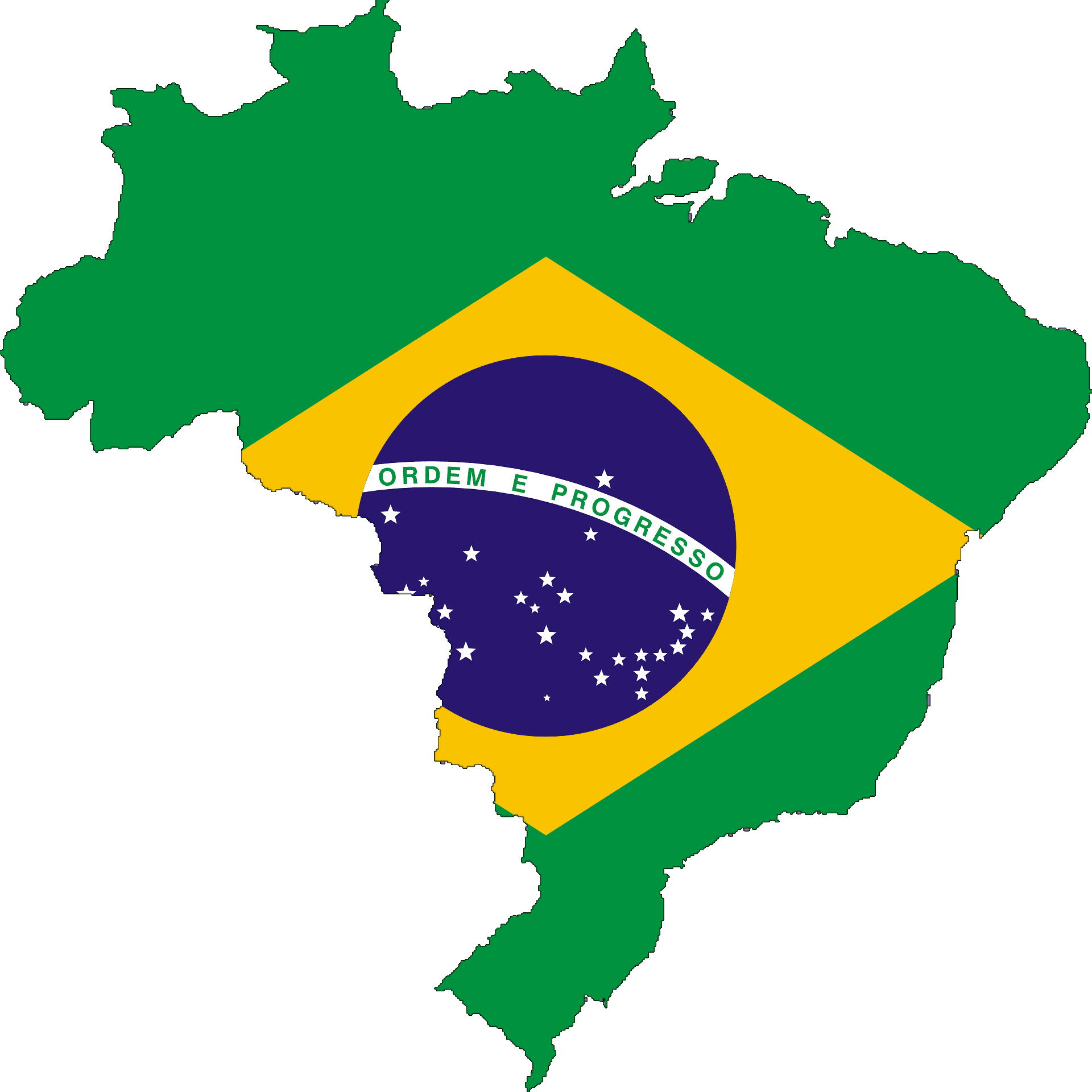 Mappa del Brasile (credito: Pixabay / Dominio pubblico)