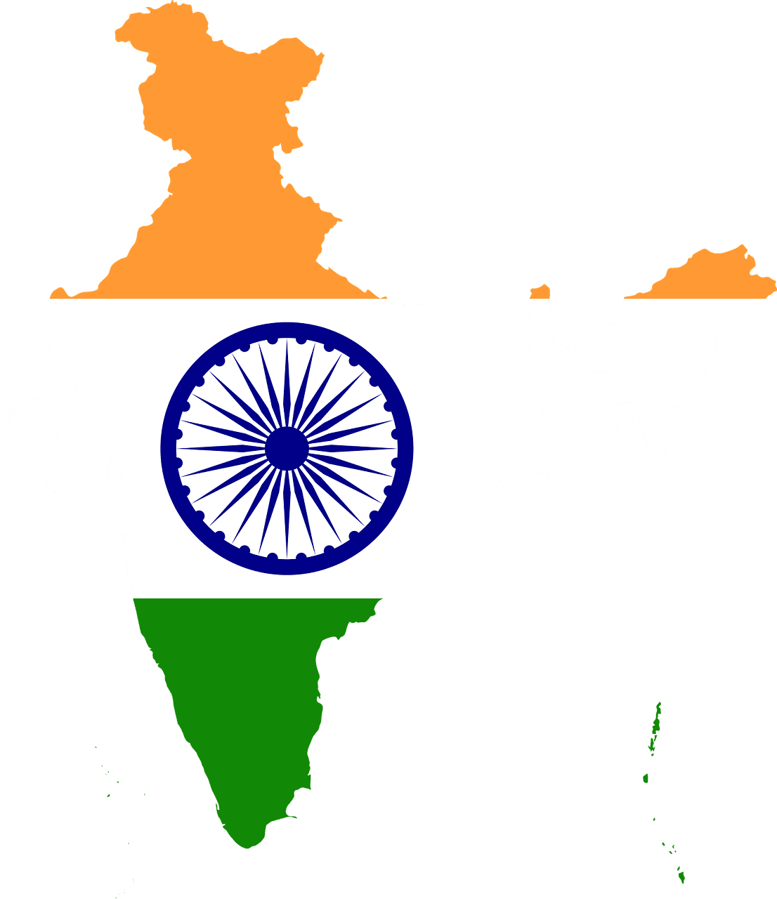 Map of India (credit: Pixabay / Public domain)