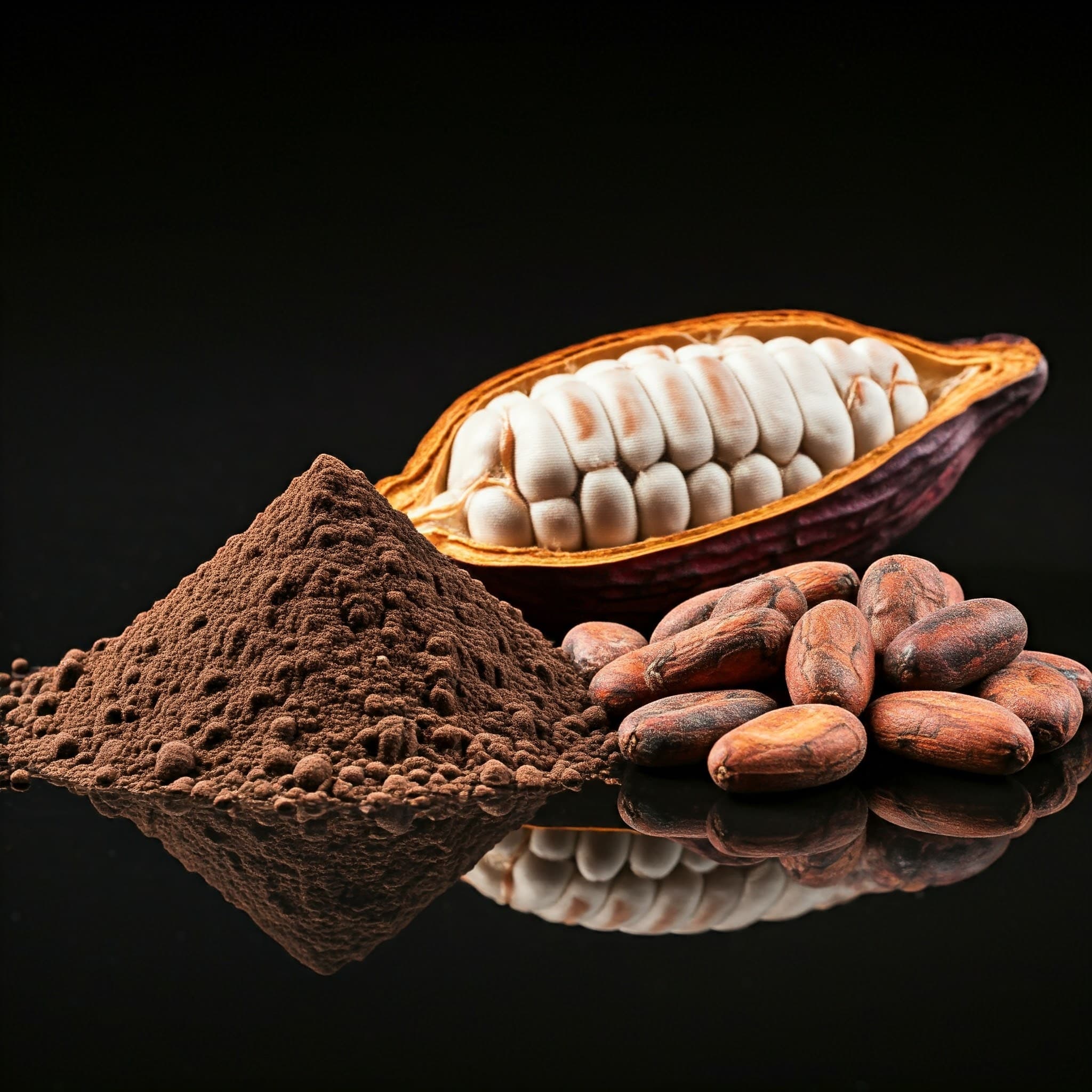 Polvere di cacao nero alcalinizzato (Sahel Agri-Sol / Adalidda / dominio pubblico)