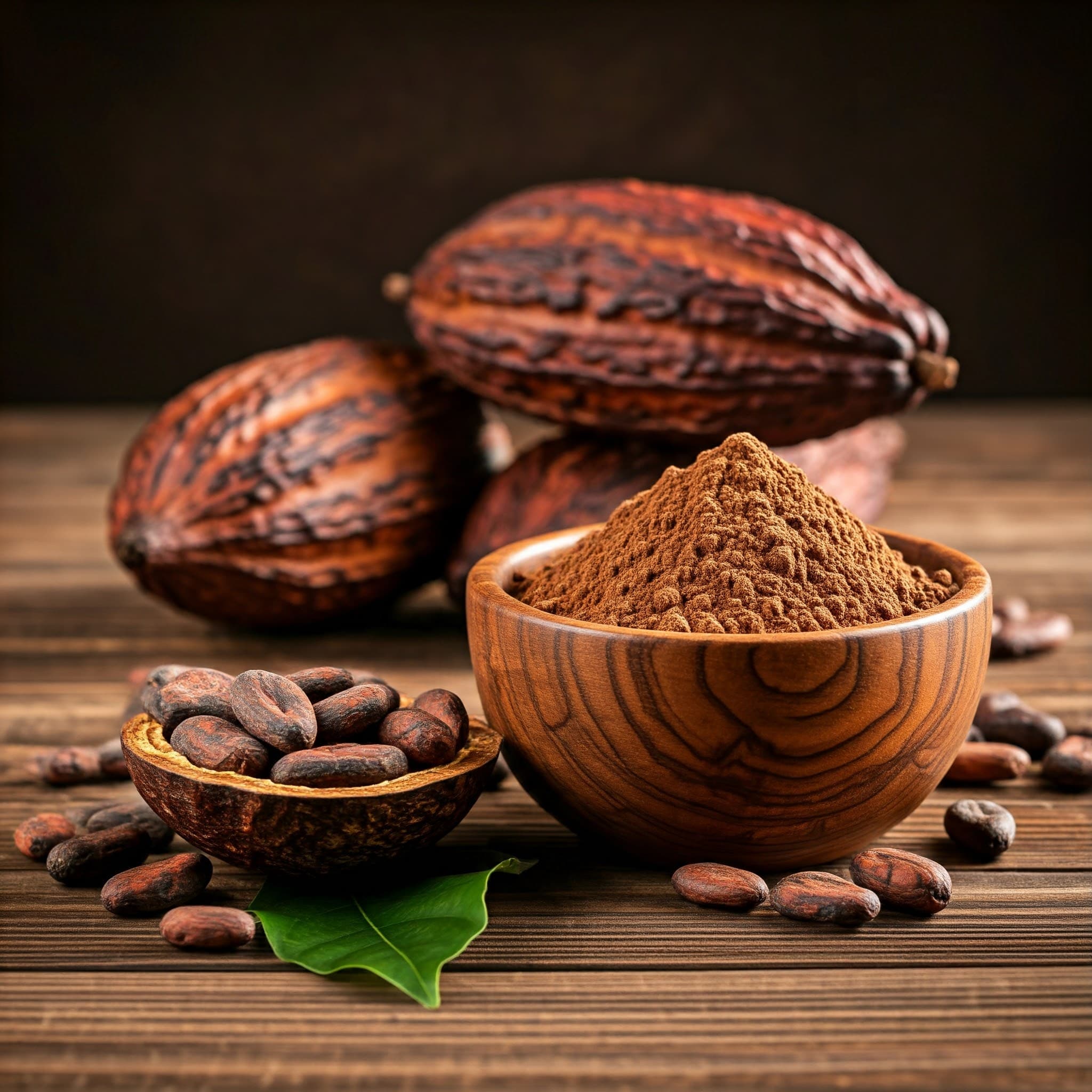 Polvere di cacao (Immagine generata da IA)