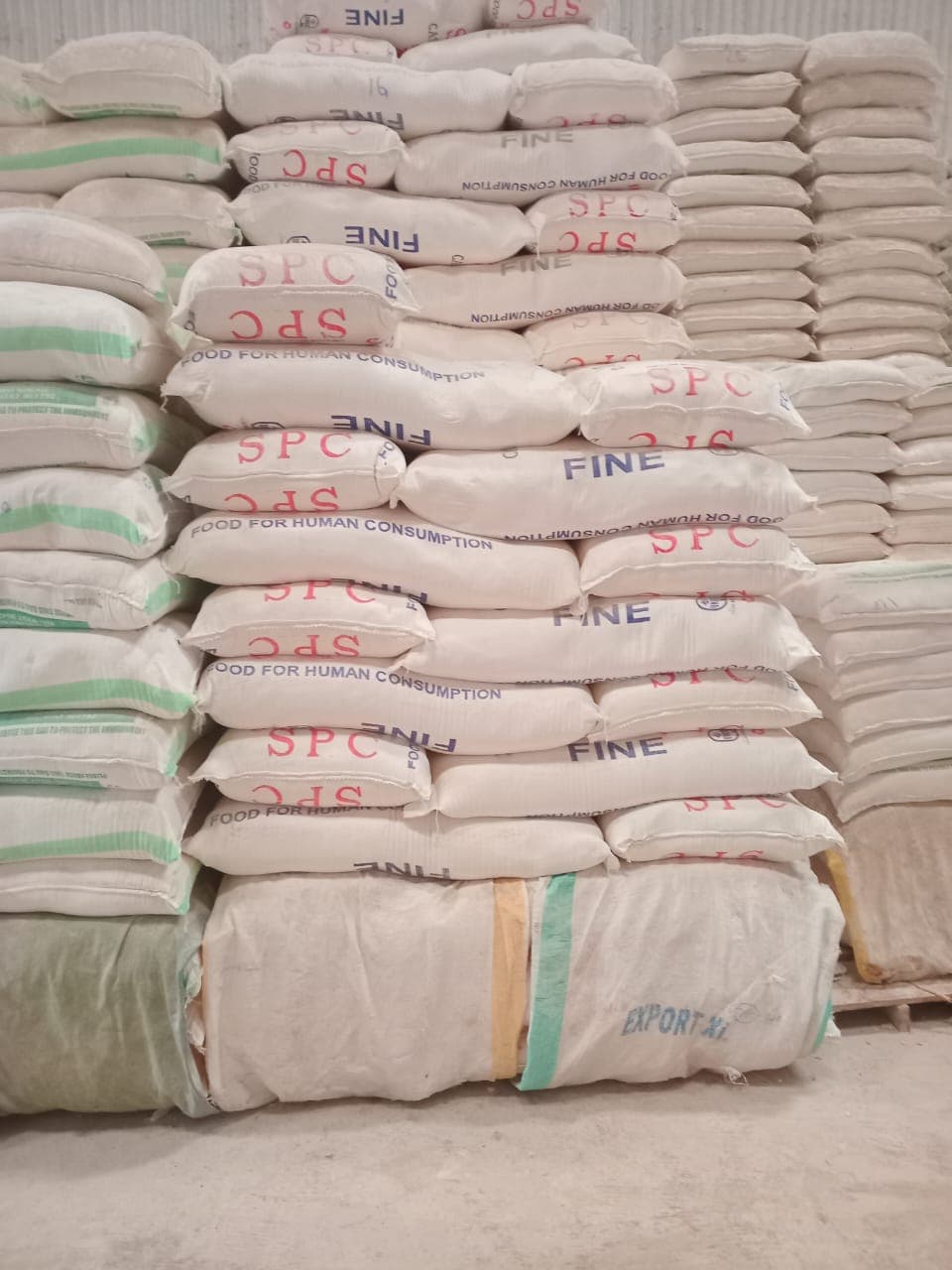 Stock of cassava flour (Sahel Agri-Sol / Adalidda / Public domain)