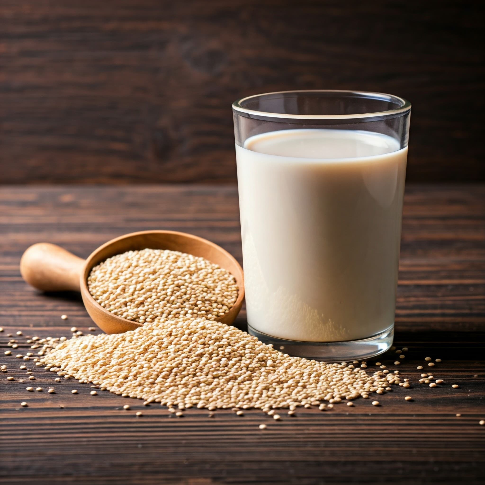 Quinoa milk (AI-generated Image)