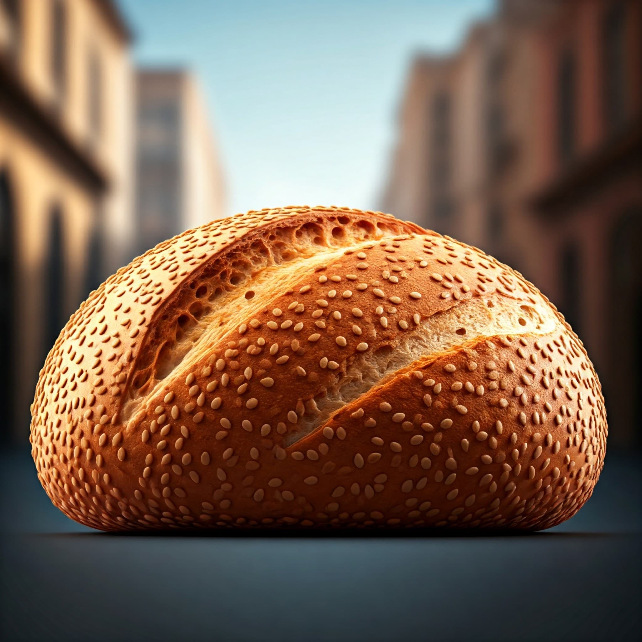 Pane al sesamo (Immagine generata dall'IA)